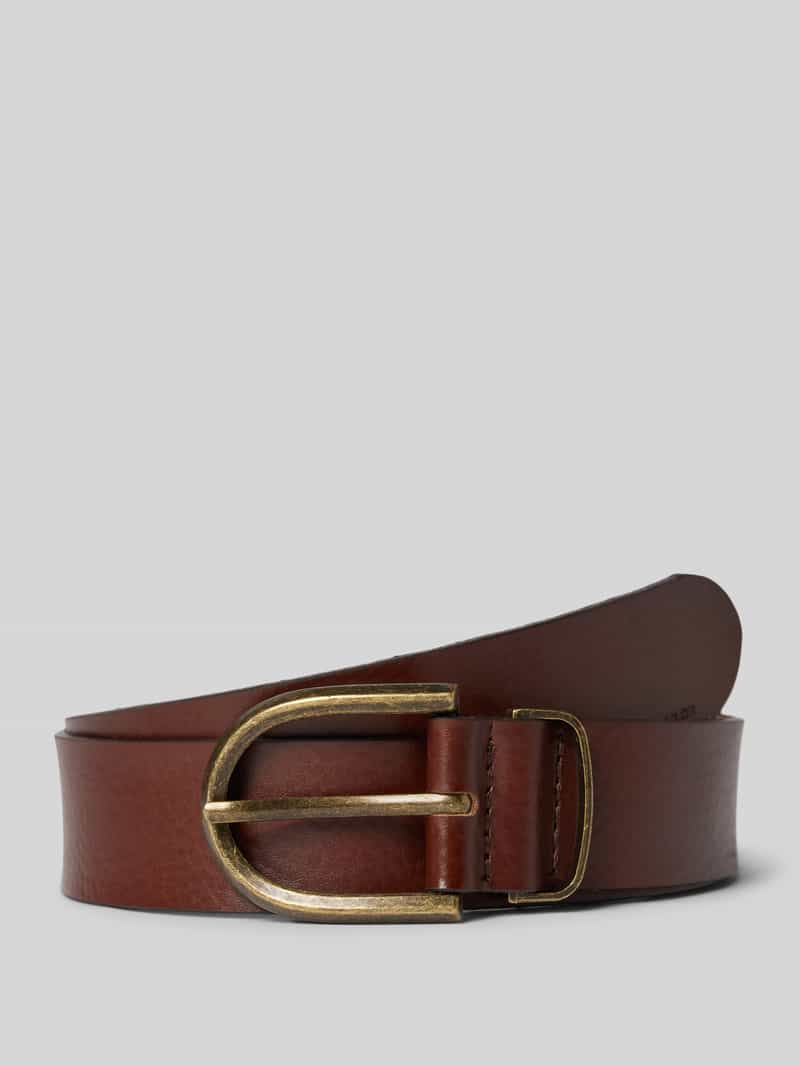 Tom Tailor Leren riem TTSYLKE 3 cm brede damesriem, sluiting in vintage-look, puur leer