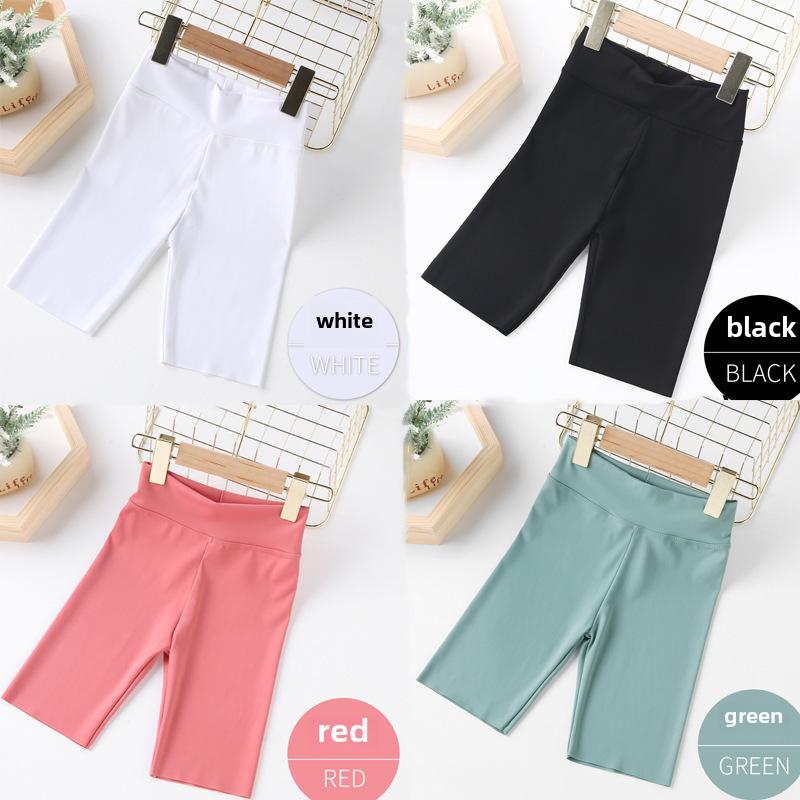 VantaGoods Elastische Shark-broek voor meisjes: Zomer yoga shorts in Koreaanse stijl 110 cm