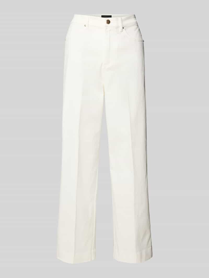 S.Oliver BLACK LABEL 7/8 jeans met recht been en kleurrijke plooi