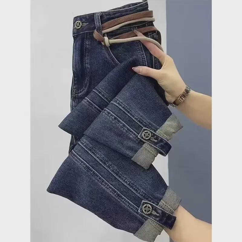 VantaGoods Haremjeans met hoge taille voor vrouwen met een peerfiguur - Lente/herfst slim fit in grote maten 4XL