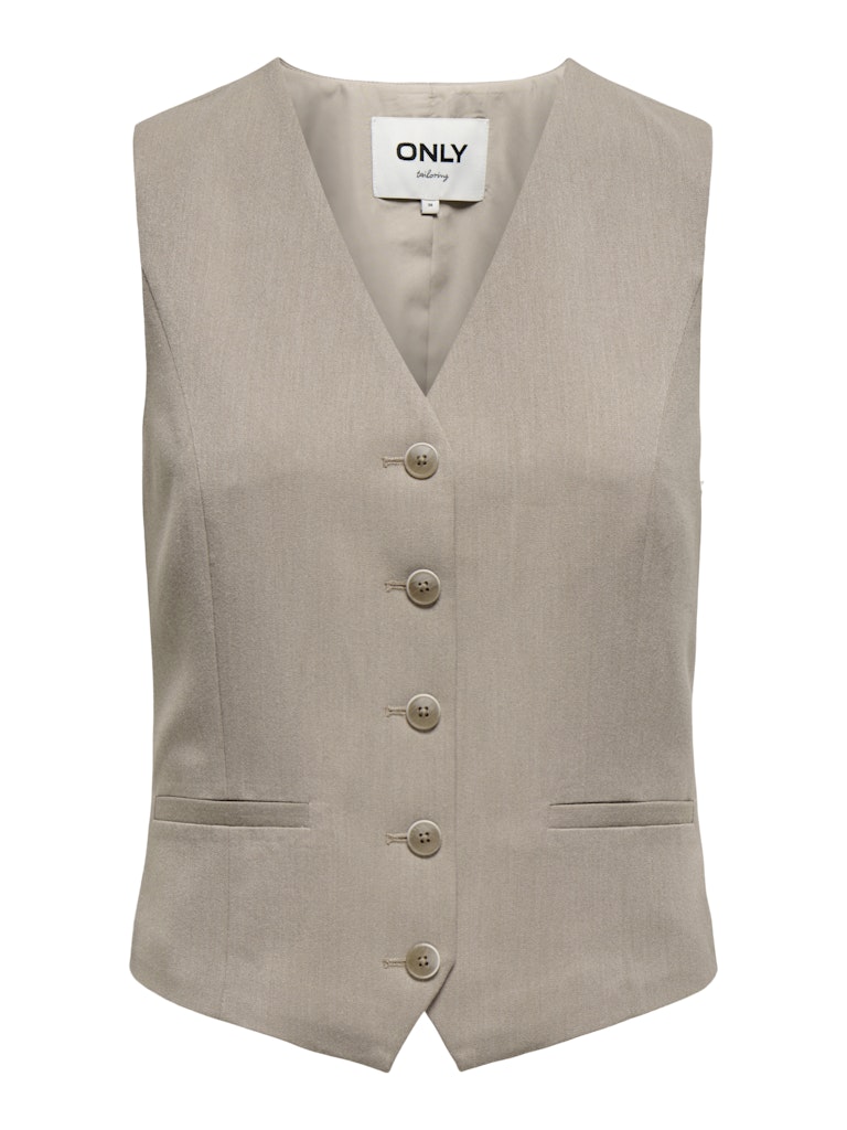 Only onliris-hattie waistcoat tlr noos 15331287 gray