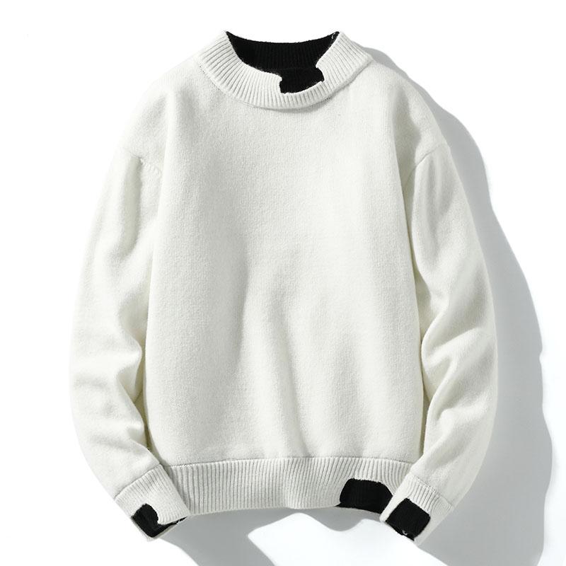 Mi-Fashion Herenmode Kleding Casual sweatshirt met volledige mouw Gebreide trui Hip Hop Herfst/winter top 3XL kaki