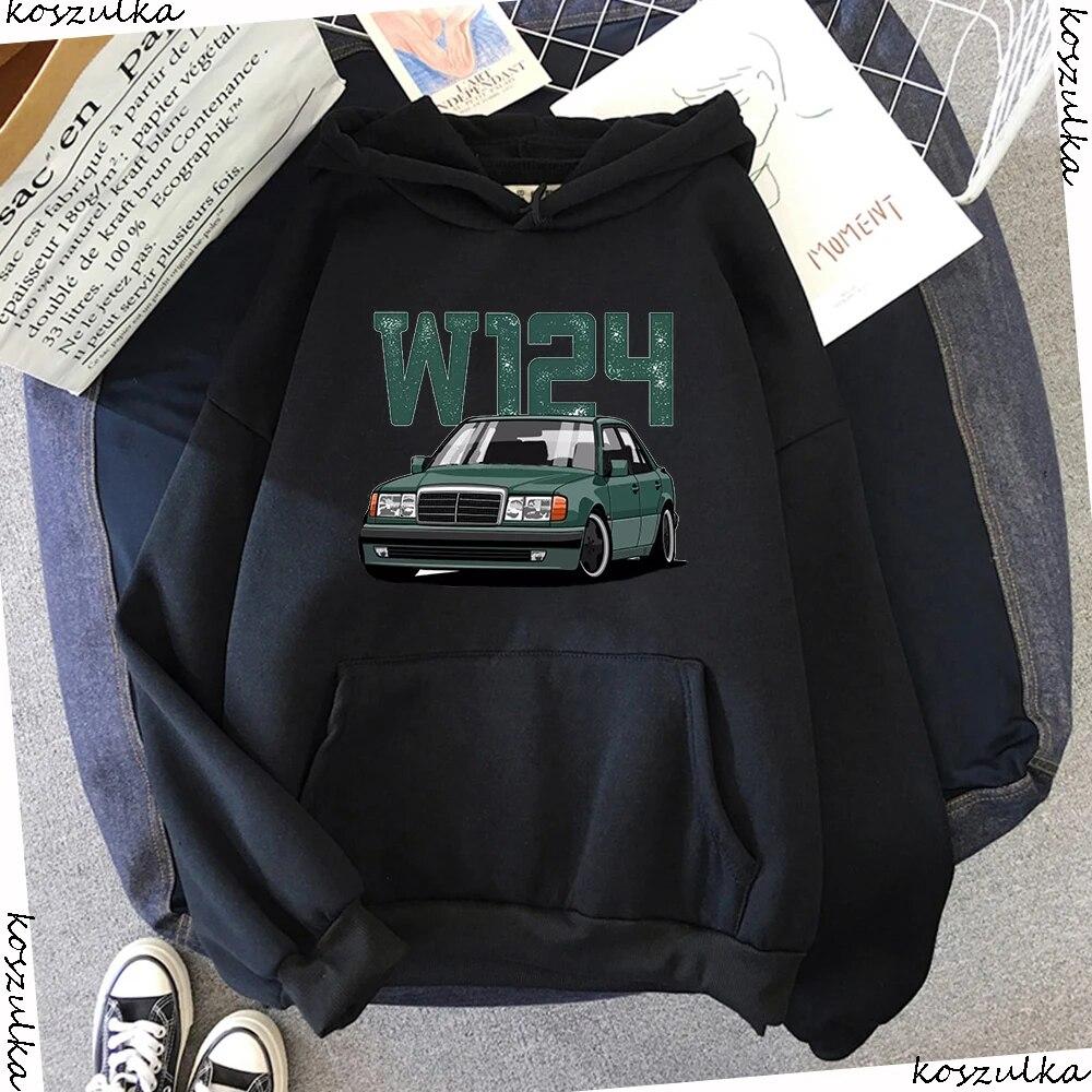 Boutique sports suit series 2 Herfst Winter W124 Auto Hoodies Mode Heren Stijlvol Uniek Ontwerp Heren Sweatshirts Hoody met capuchon L