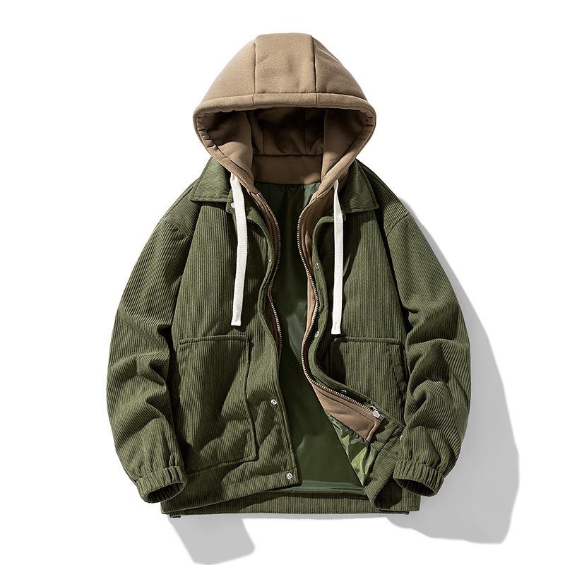 MAO MAO DIAN Herenjas Dikker Winter Honkbal Uniform Hoodie Jassen voor mannen Fleece jas met lange mouwen Man Casual Hoodies Street chic Herenjassen XXXXL zwart