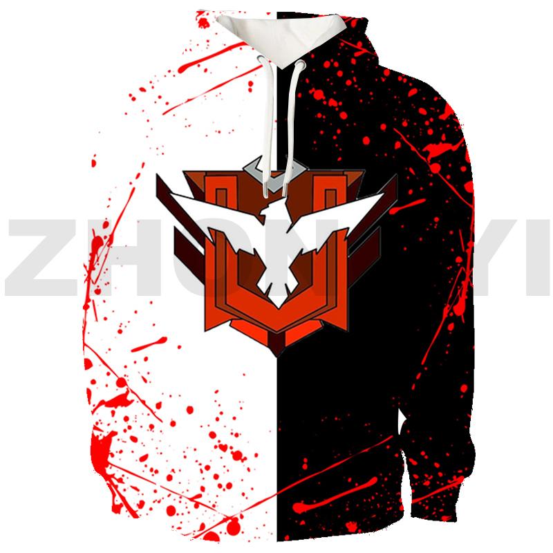 ETST 011 Grappig spel Gratis vuur Garena 3D Hoodies Tieners Anime Sweatshirt Mode Casual Herenkleding Cosplay Kostuum Warme Vrouwen Streetwear S