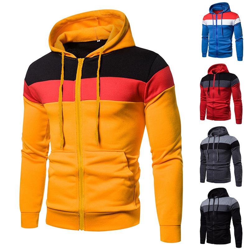 JM ZH Hoodies Heren Casual Outdoor Sport Fleecejack Heren Rits Hoodie Sweatshirts Hoody Sportjack 3XL grijs