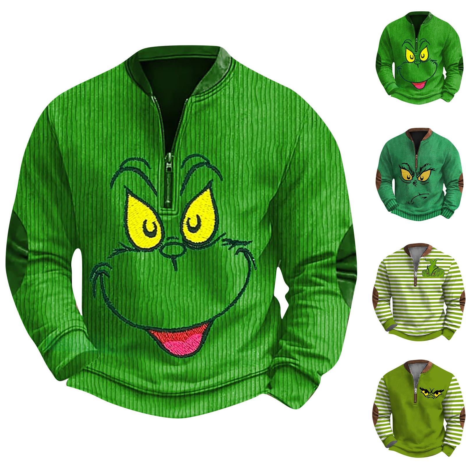 Amydeal Heren Retro Casual Gradient Bedrukt Sweatshirt XXXL