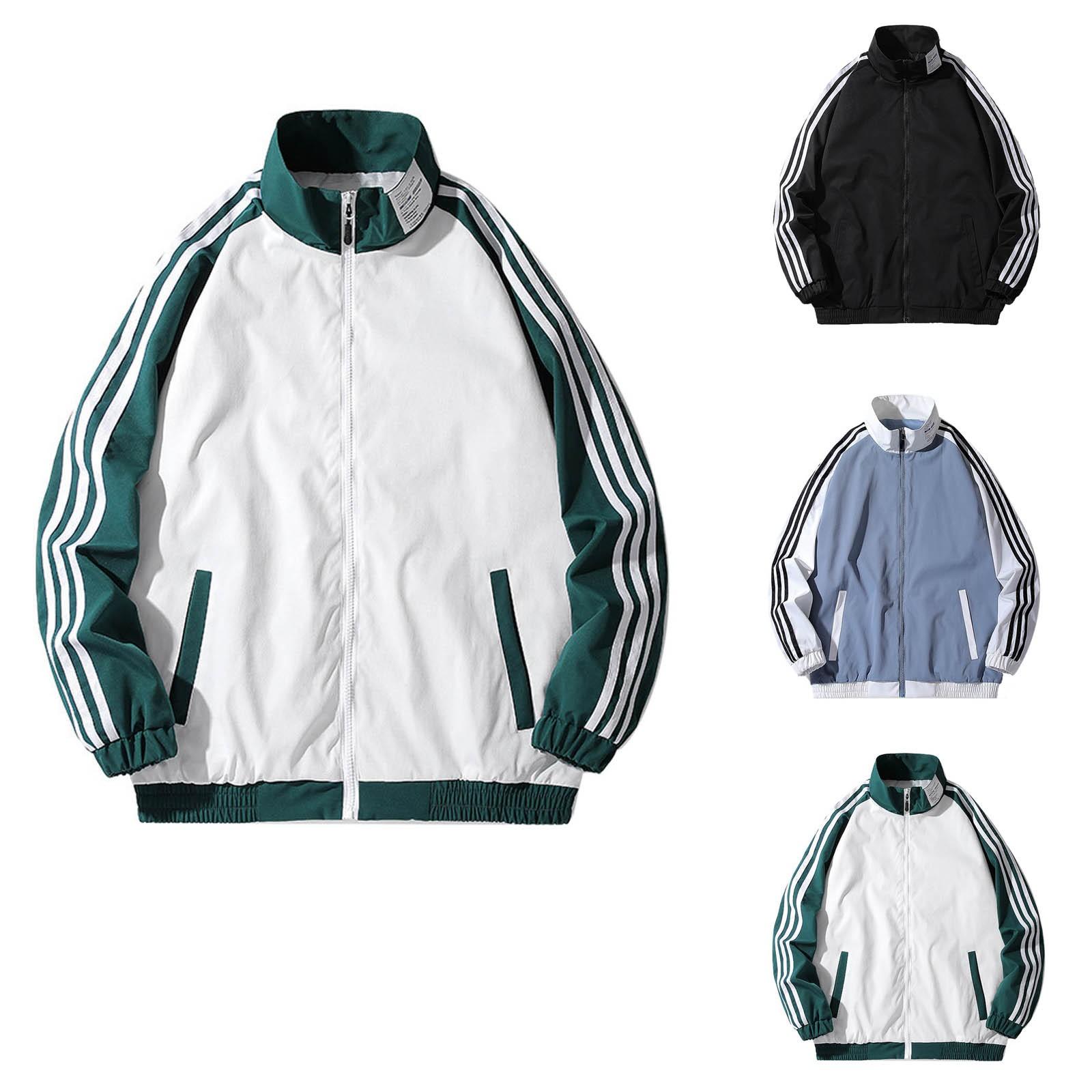 Ren Bag Opstaande kraag Sport Casual Trend Honkbaluniform Top XXL