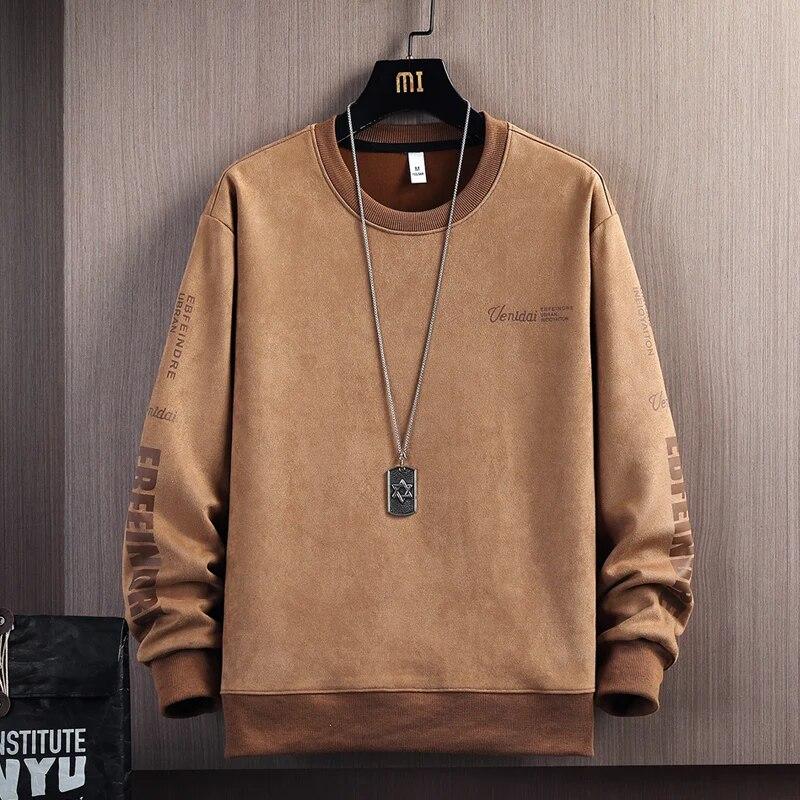 Hawayi Herfst lente hoodies sweatshirt voor heren grijs blauw hiphop punk pullover streetwear casual mode kleding oversize L grijs