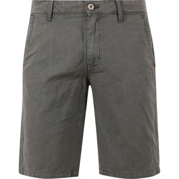 No Excess Broek  Cargo Short Linnen Groen