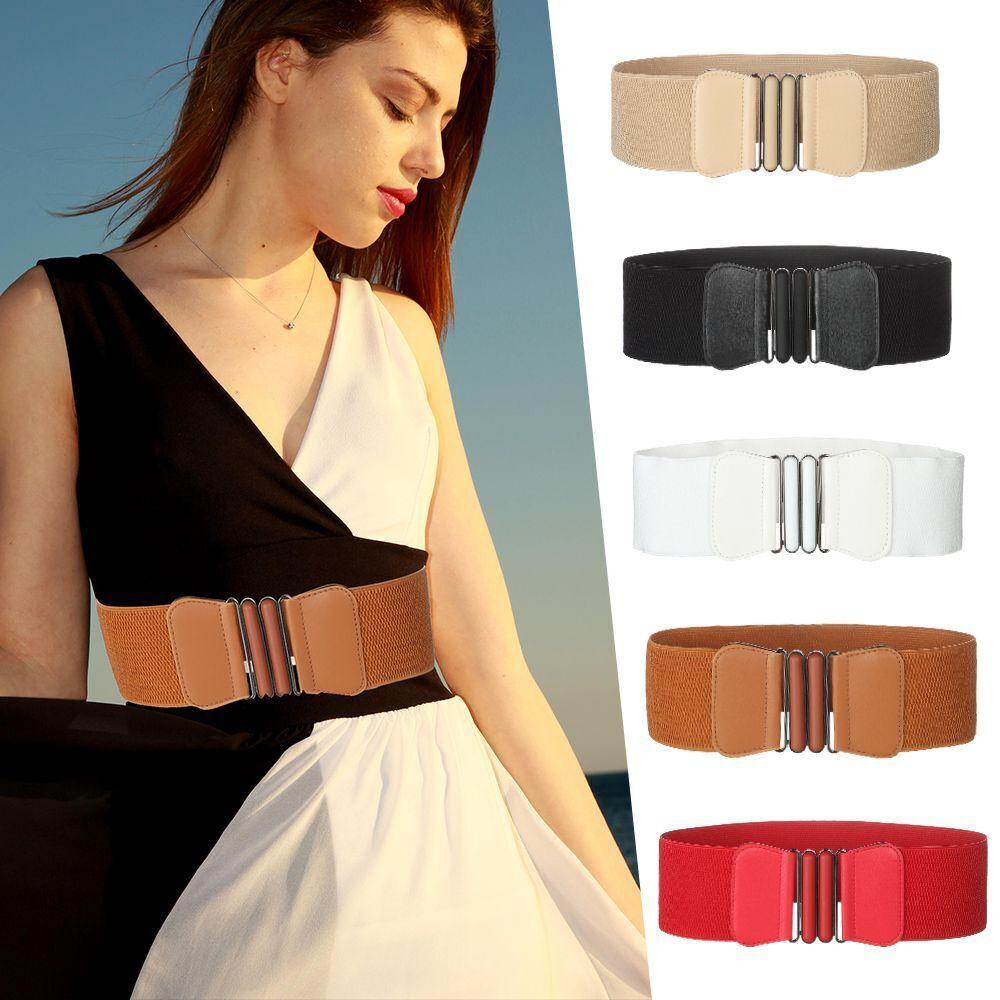 91140106MA0LTJAXX9 Stretch Casual Corset Brede Riemen Elastische Riemen Tailleband Tailleband kaki