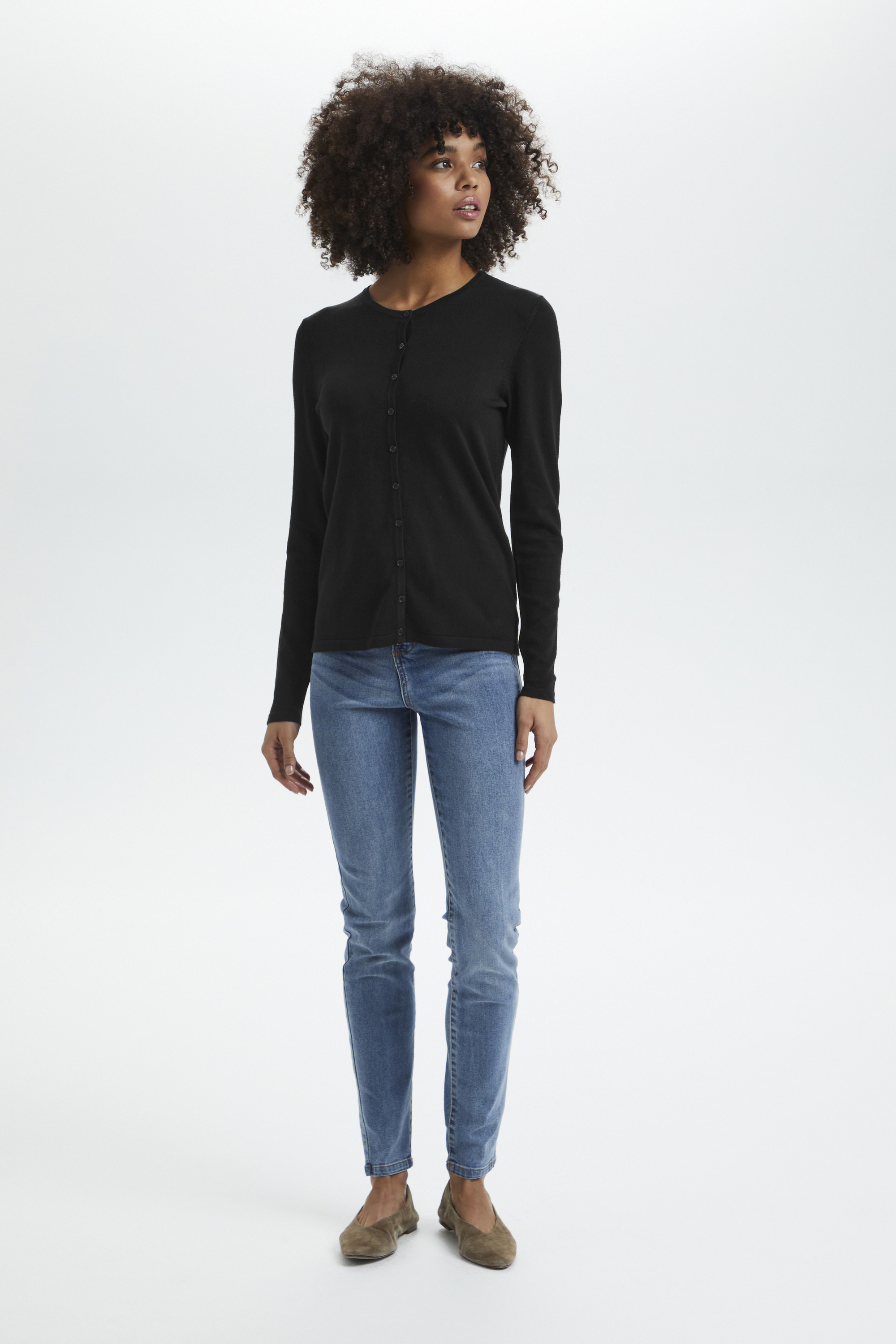 Saint Tropez Vest A8661, MilaSZ R-Neck Cardigan