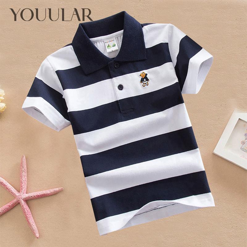 G.DUCK KIDS Zomer kinder T-shirt peuter jongens T-shirts casual korte mouw polo T-shirt tops 18/140cm