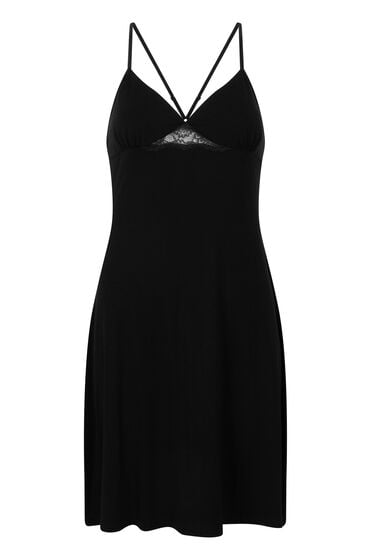 Hunkemöller Slipdress Jersey Nova Zwart
