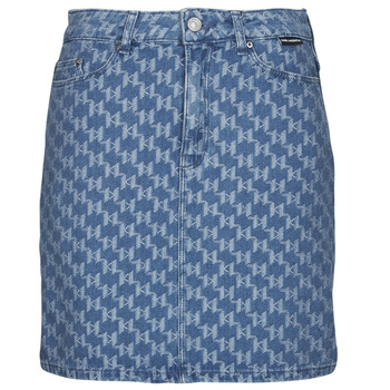 Karl Lagerfeld Rok  MONOGRAM JCQ DENIM SKIRT