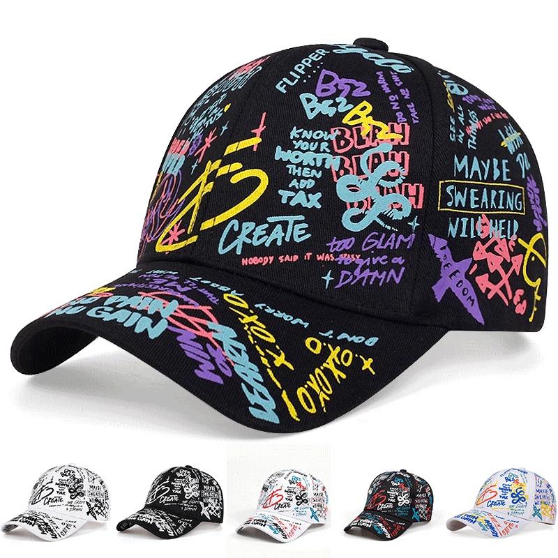 Cap Factory Baseball Cap Graffiti Zon Hip Hop Cap Vizier Lente Hoed Mannen Verstelbare Snapback Katoenen Cap Voor Vrouwen Mannen Hoeden rood