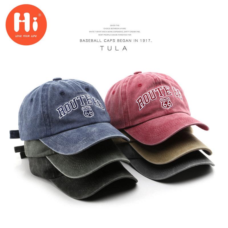 Hi Cap Mode Borduren Baseball Cap Zomer Outdoor Verstelbare Hip Hop Hoeden Bone Snapback Hoed adjustable legergroene kleur