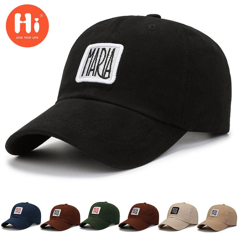 Hi Cap Mode Borduren Baseball Cap Zomer Outdoor Verstelbare Hip Hop Hoeden Bone Snapback Hoed adjustable bordeaux