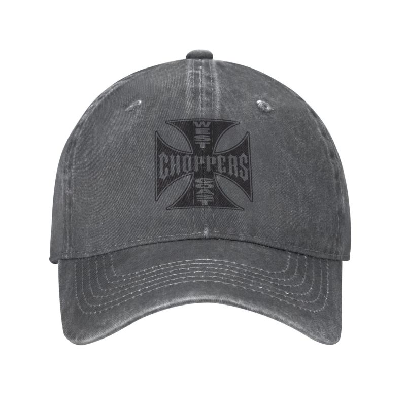 91610103MAC303Y57G Gepersonaliseerde katoenen West Coast Iron Cross Choppers honkbalpet Unisex dames ademende Dad Hat sport Adult Baseball Cap