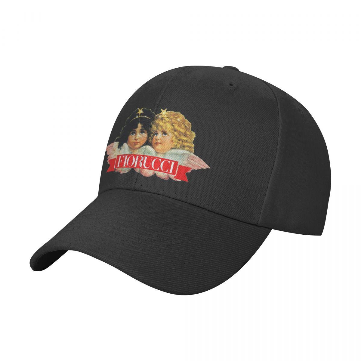 91510107MAC1P63Q47 Fiorucci Angels 2 Zomerzonnekap Ademend Vochtafvoerend Katoenen Vizier Ventilatie Verstelbare Zonnehoed Buiten Unisex Lente En Zomer One Size