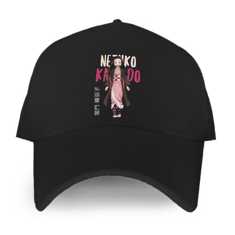 91530102MAC2AA7079 Kawaii Nezuko Kamado Demon Slayer Unisex Vrouwen Caps Mode Hip Hop Hoed Kimetsu Geen Yaiba Anime Manga Baseball Cap Adjustable