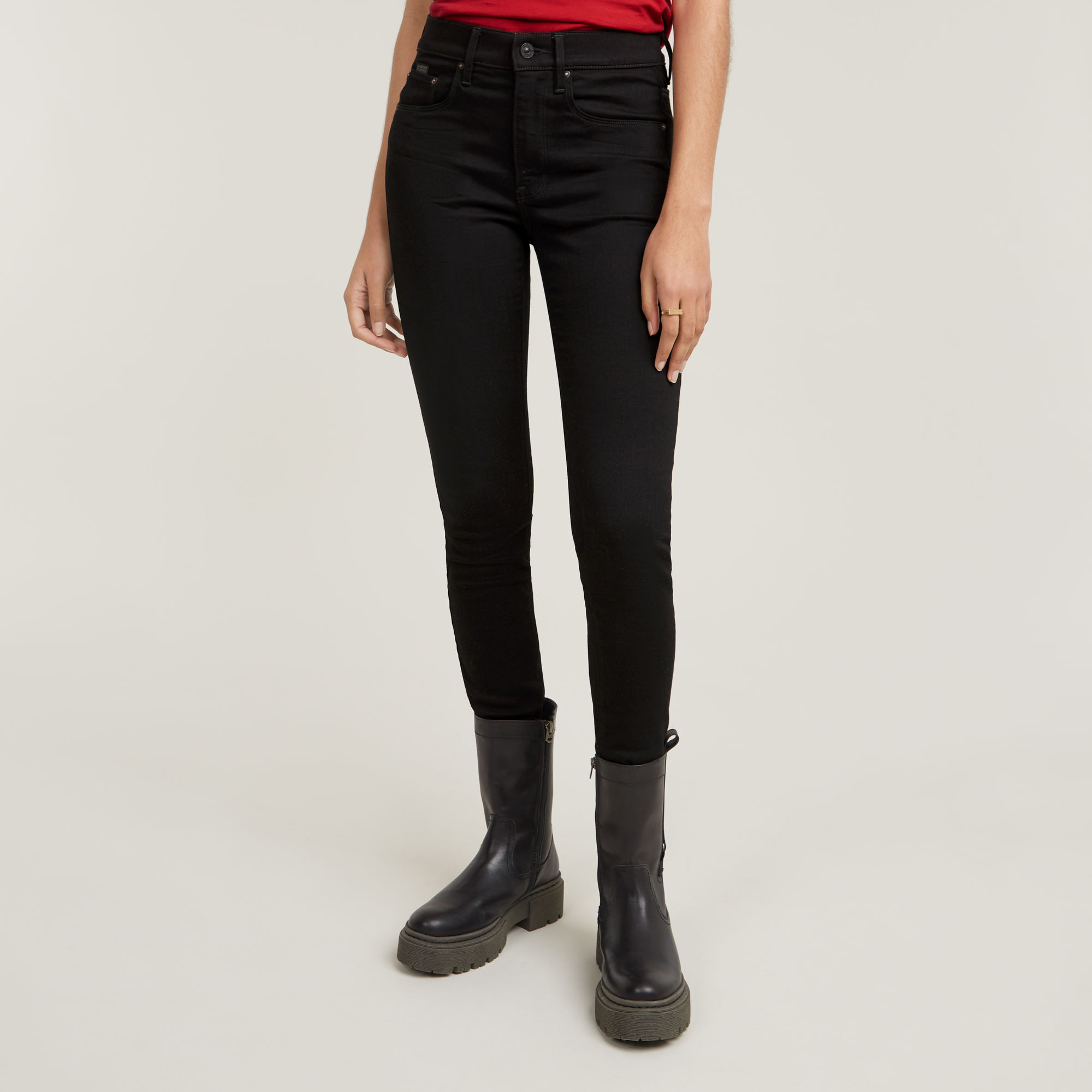 G-Star RAW 3301 Skinny Jeans - Zwart - Dames
