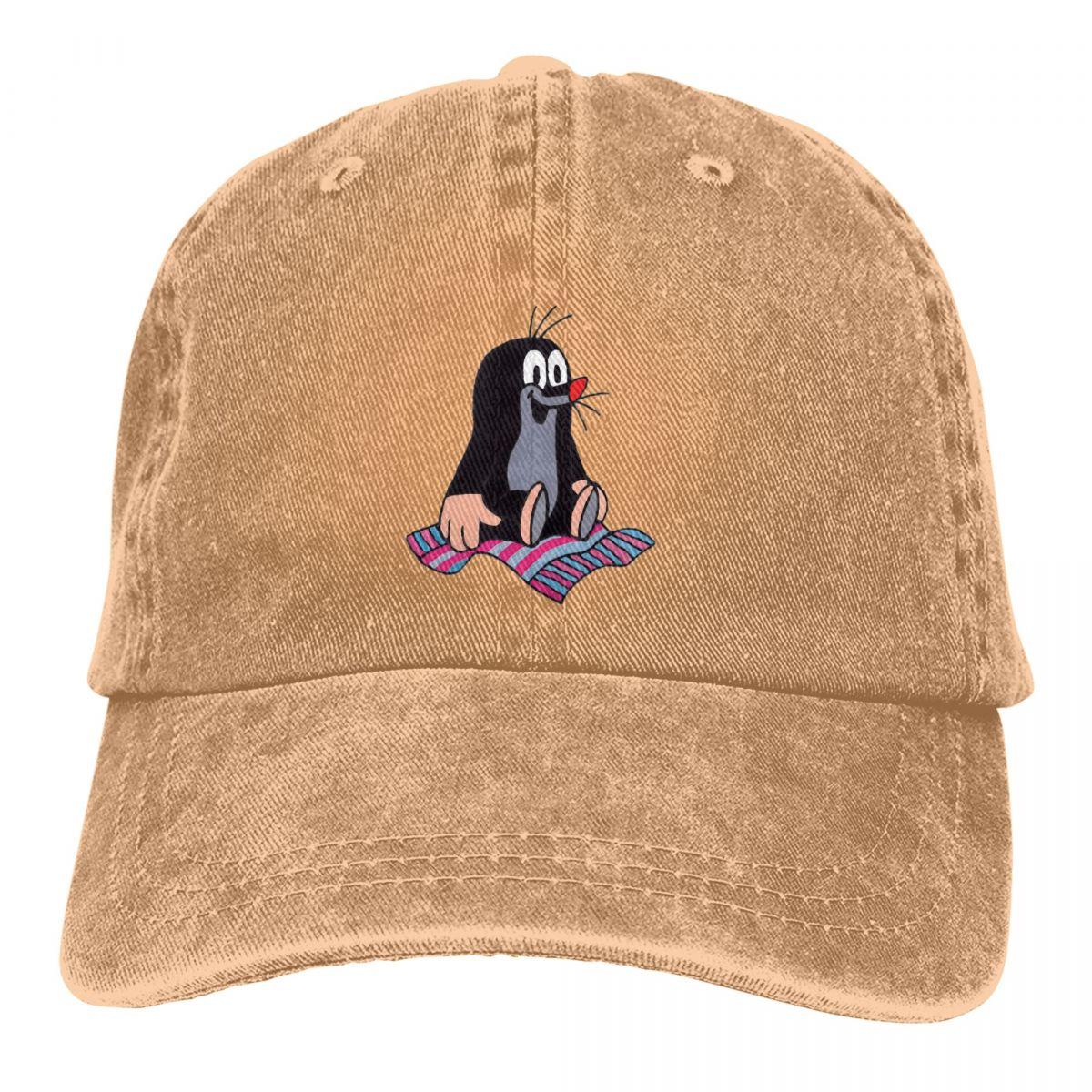 91421224MABNCF2A91 Pure Color Dad Hats Flying Blanket Dameshoed Zonneklep Baseballpetten Krtek The Mole Pet met klep One Size