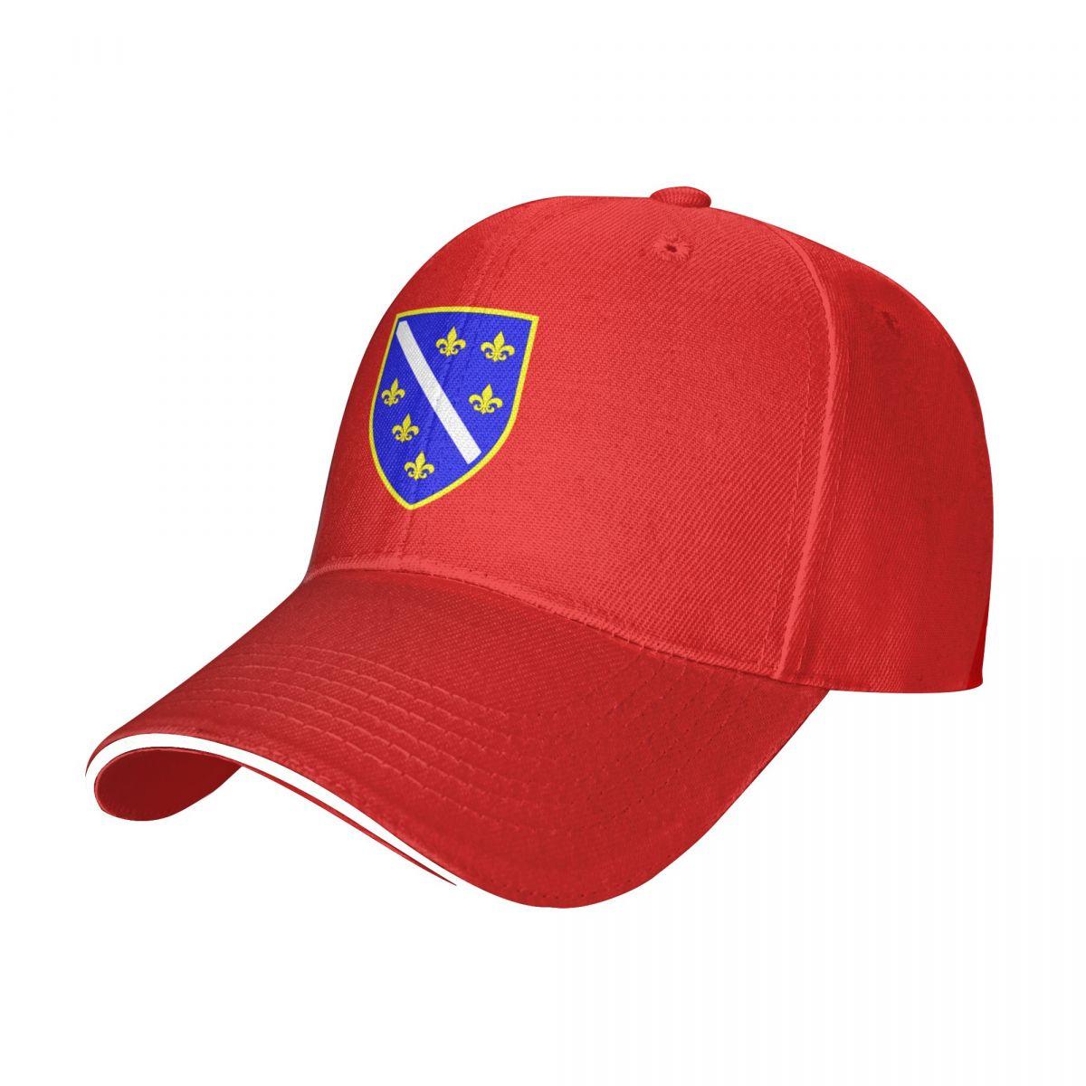 91530103MABXANBX49 Bosnië Bosnië-Herzegovina Origineel Crest Baseball Cap Zonnehoed Trucker Cap Unisex'S Baseball Cap Dames