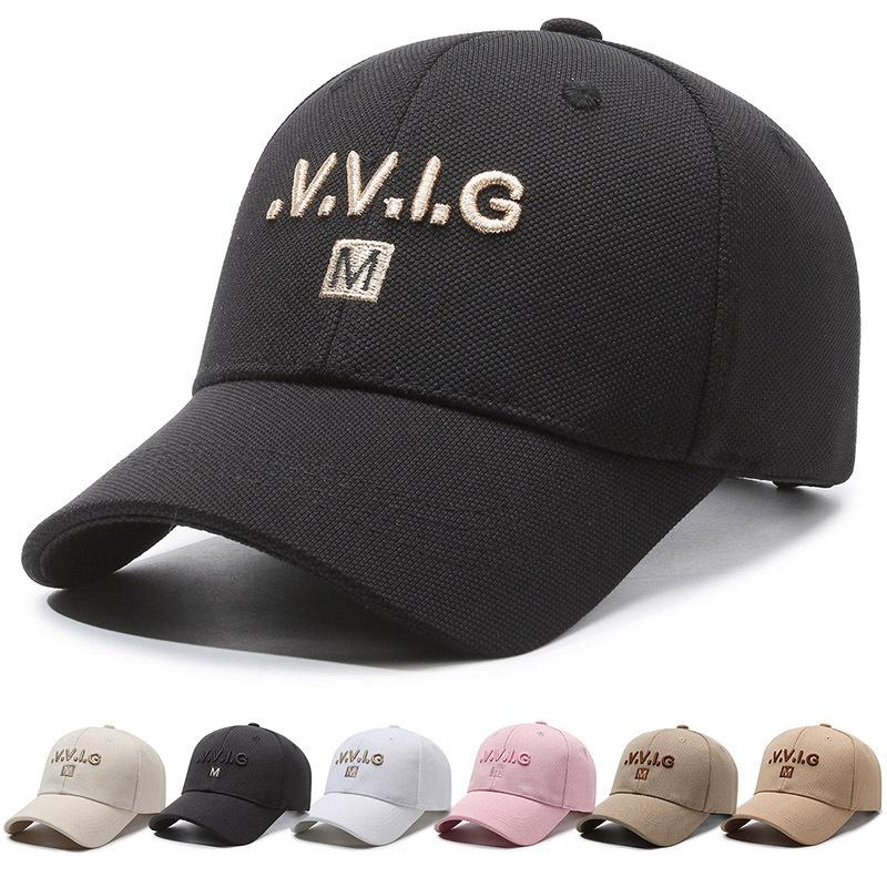 ONIHUA Mannen Baseball Cap Lente Zomer Outdoor Dames Zonnehoed Borduren Paardenstaart Panama Cap Snapback Hoed Zonneklep Hoeden Vissershoed Piekpet, roze