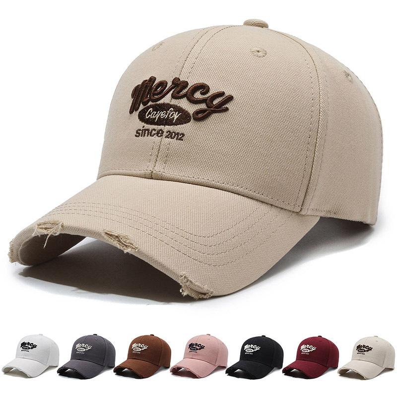 ONIHUA Outdoor Cap Heren Dames Lente Zomer Zonnehoed Brief Borduren Zonnebrandcrème Baseball Cap kaki