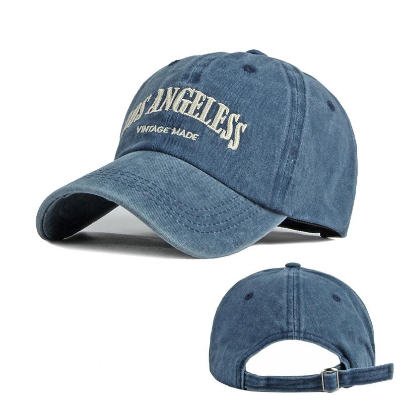 ONIHUA Heren Katoenen Hoed Geborduurde Letters Zomer Zonnebrandcrème Cap Dames Baseball Caps kaki