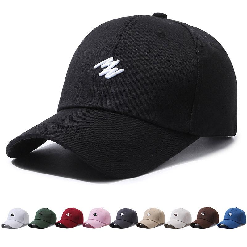 ONIHUA Borduurhoed Heren Lente Zomer Zonnescherm Hoed Zonnebrandcrème Baseball Cap Dames Buitensportpet grijs