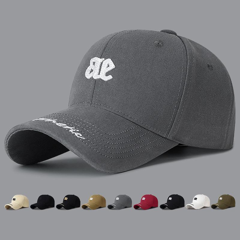 ONIHUA Lente Zomer Baseball Cap Borduren Katoenen Cap voor Mannen Vrouwen Snapback Hoed Zonneklep Hoeden Vissershoed Piek Cap kaki