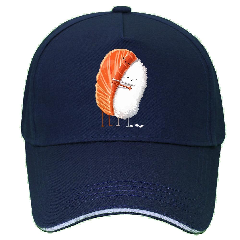 91530326MAC20BWG5P 2023 Crazy Zalm Sushi Knuffel Hoed Unisex Cap Baseball Kawaii Familie Caps Unisex Jongens Hip Hop Cap Hoeden gg 55CM-60CM