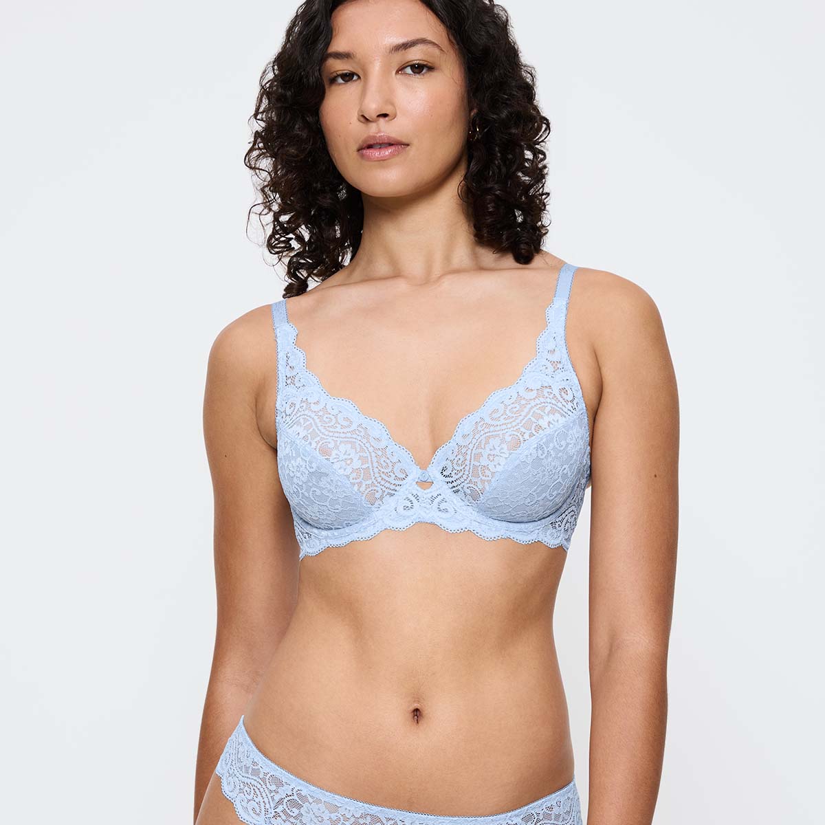 Triumph Amourette W BH met beugel, blauw