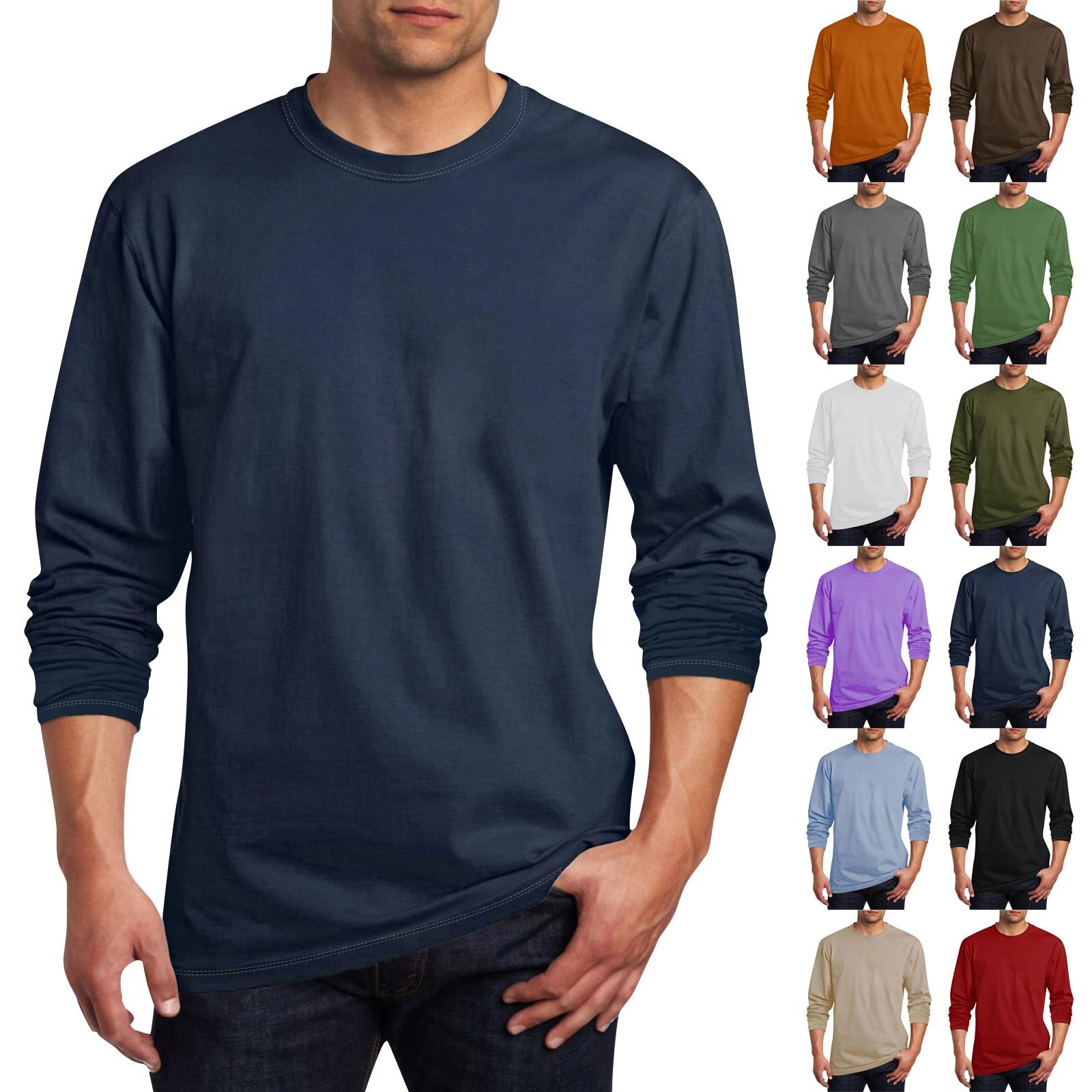 Constantine Heren T-shirt O-hals Kleding Kleding Buiten Lange Mouw Modeontwerper Vintage L groen
