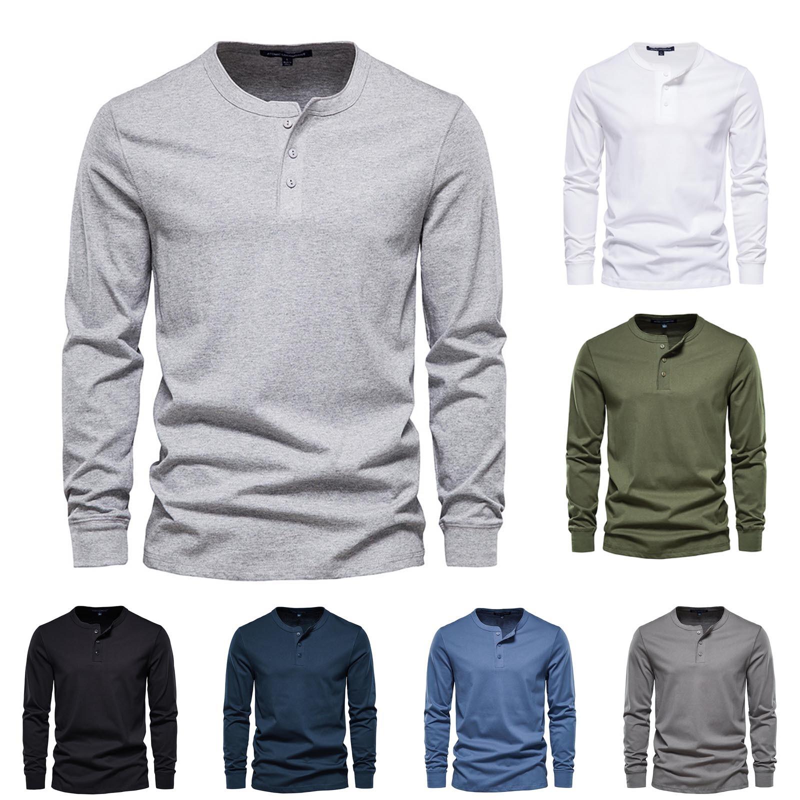 Swimwear Heren Casual Ronde Hals Lange Mouw T-shirt Heren Slim Sport Bottoming Shirt Top XL wit