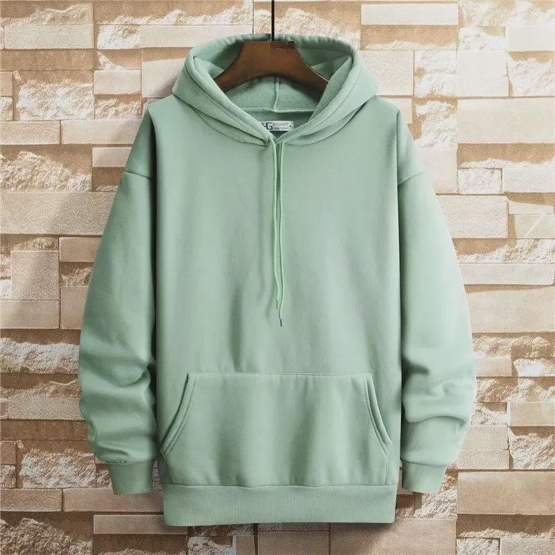 VantaGoods Heren Japanse stijl herfst drop schouder losse hoodie 2XL zwart