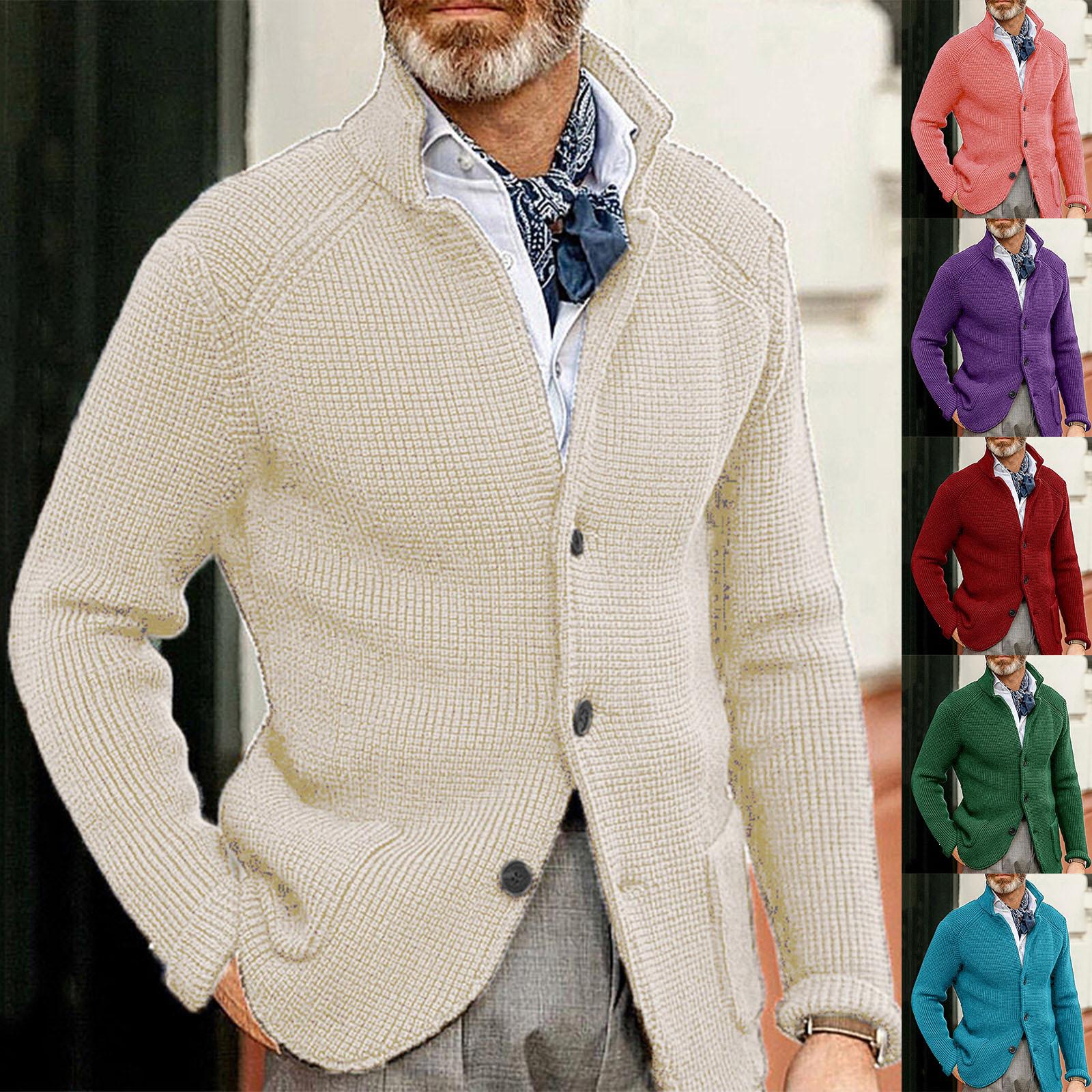 Xingben Two Herfst- en winter herenmode los vest warme revers capuchon trui L