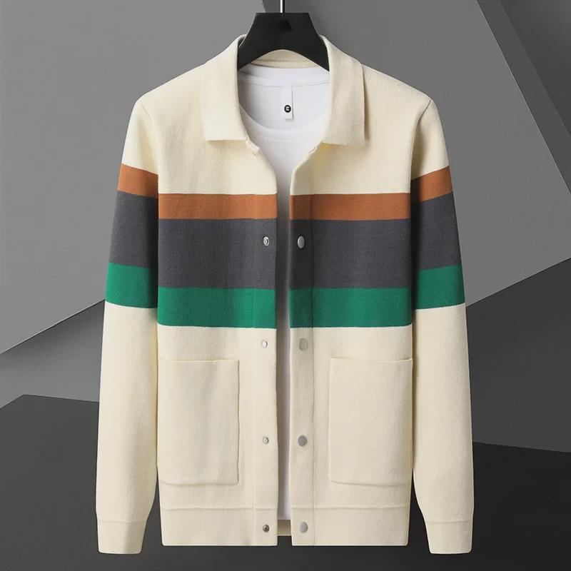 VantaGoods Heren herfst/winter casual gebreide cardigan trui S