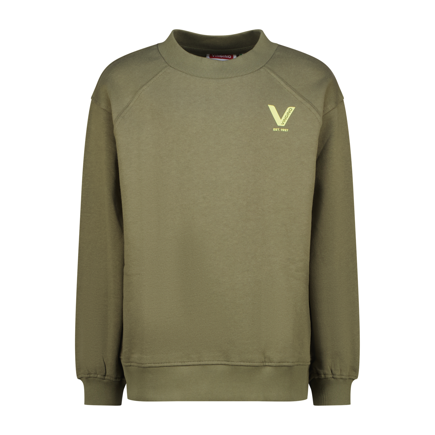 Vingino winter sweater jongens - donker groen - Navido - regular fit