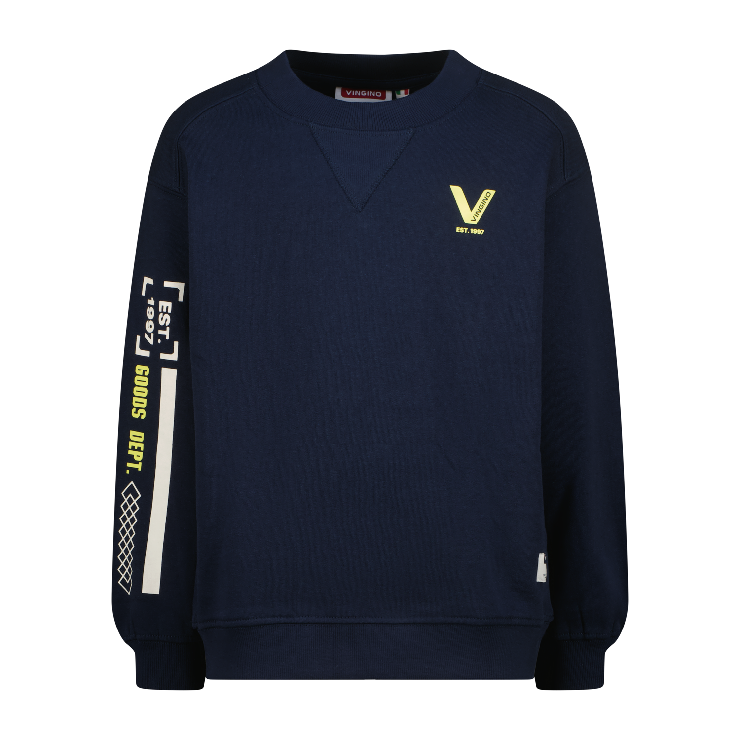 Vingino winter sweater jongens - donker blauw - Namie - boxy fit