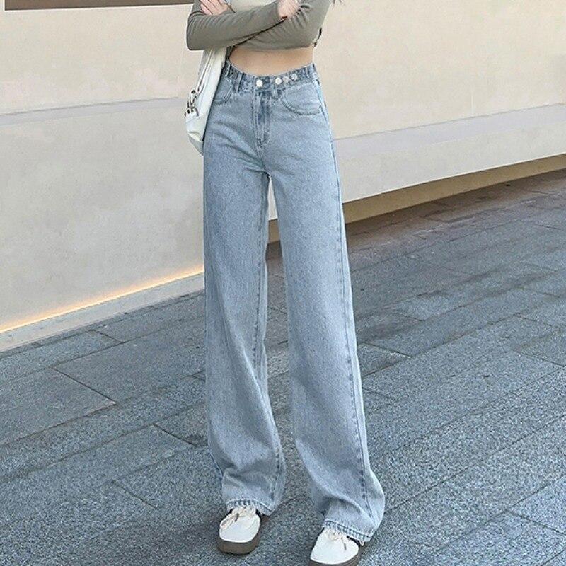 Best do it Herfst Streetwear Losse Denim Jeans Mode Warme Jeans Hoge Taille Broek Casual Mode Vrouwen Denim Pantalon Vrouwelijke 29283 S orionkleur