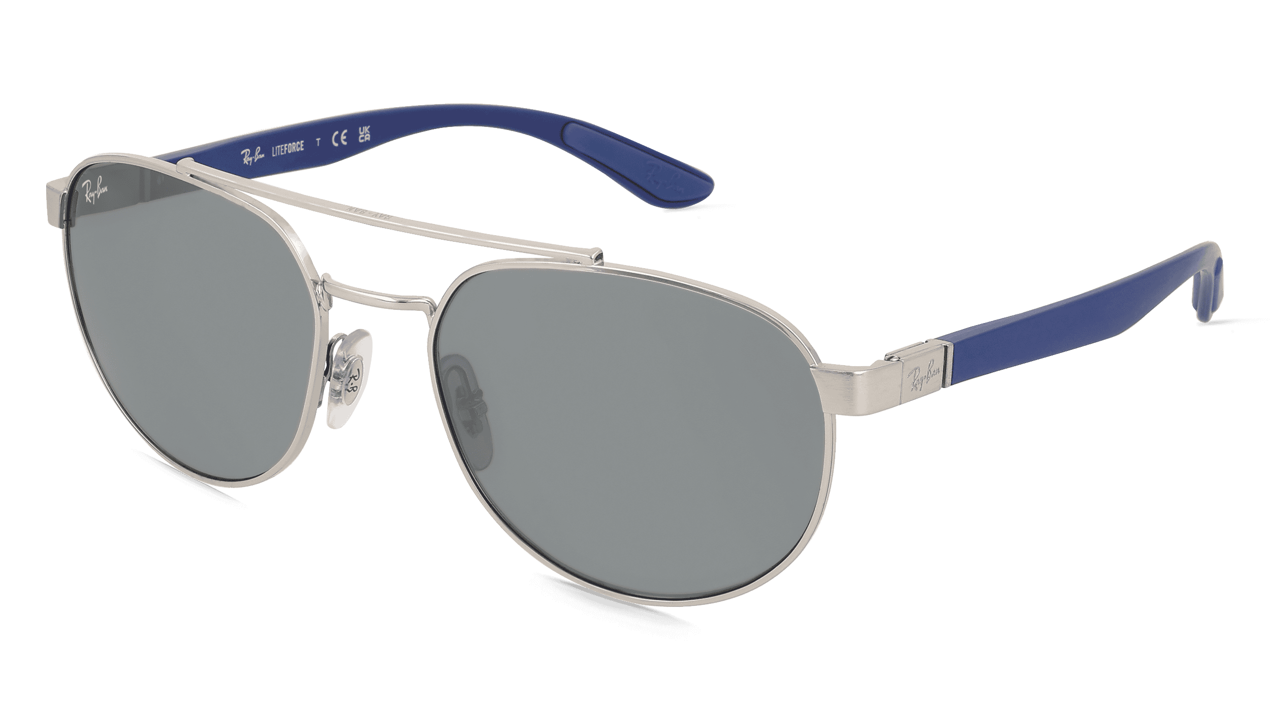 Ray-Ban 0RB3736 Unisex Zonnebril, zilver