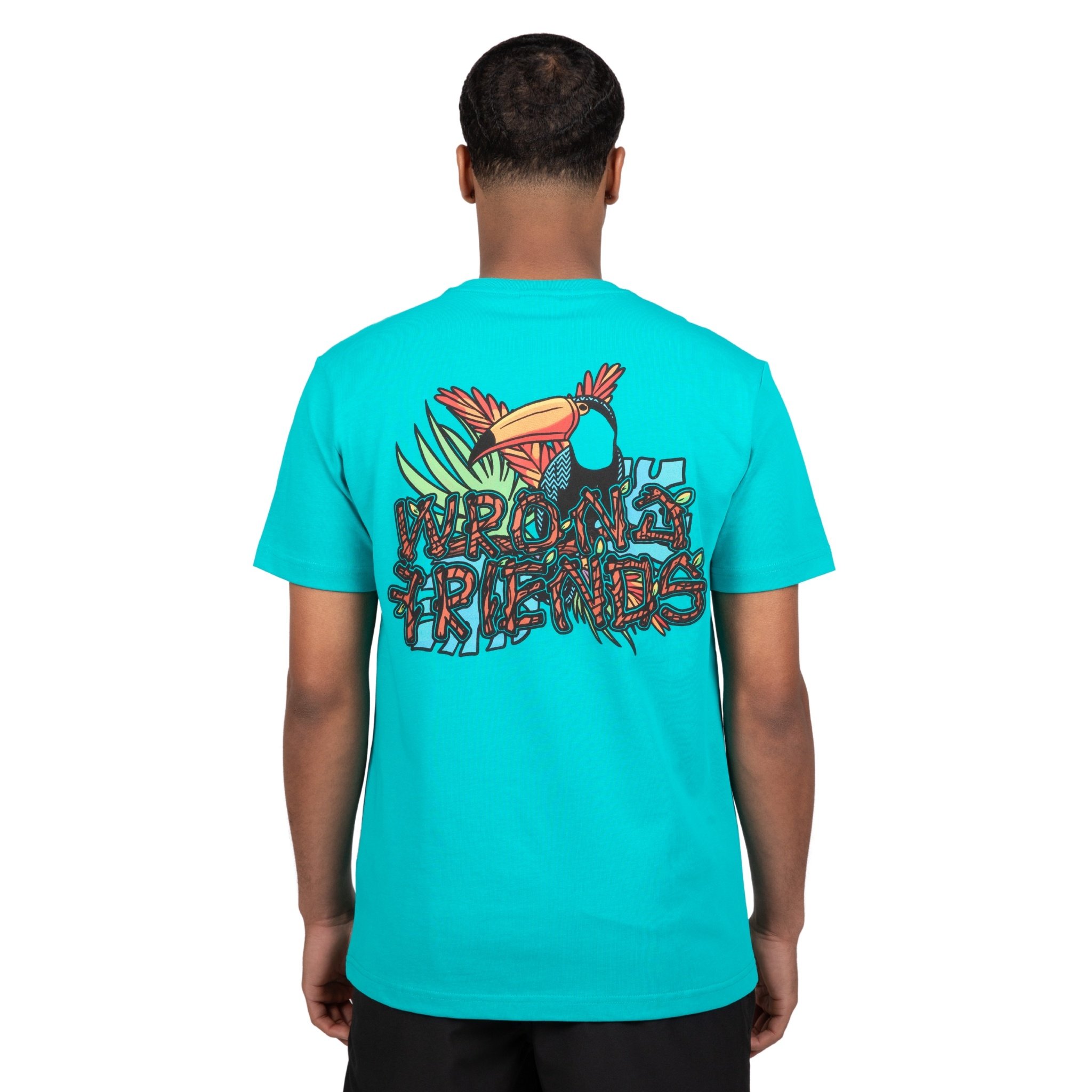 Wrong Friends EDEN ROC T-SHIRT DARK TURQUOISE 