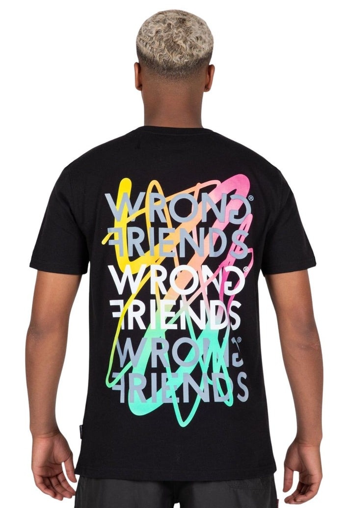 Wrong Friends IMA T-SHIRT BLACK 