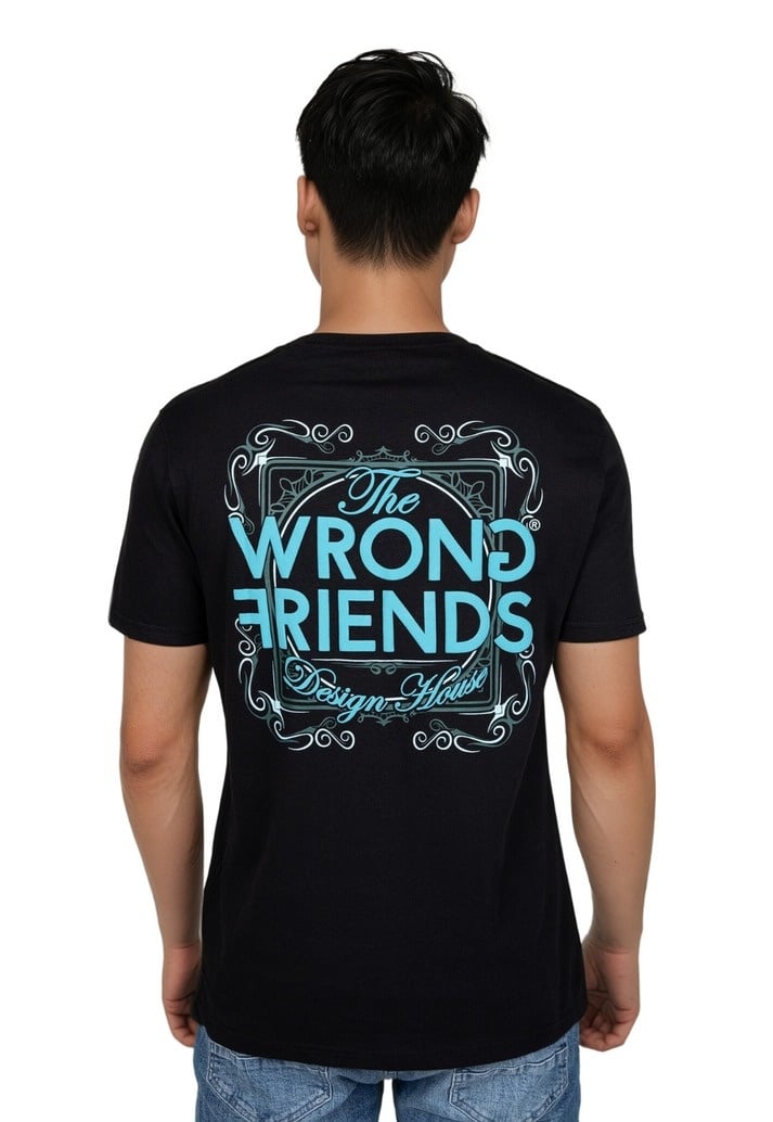 Wrong Friends VARNA T-SHIRT BLACK 