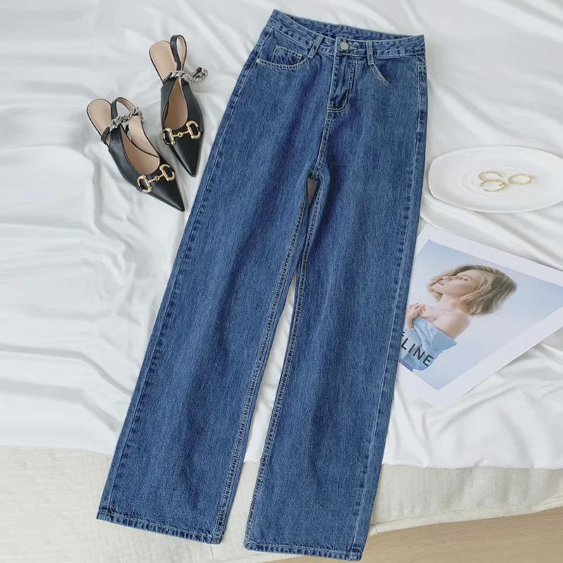 VantaGoods Retro jeans met wijde pijpen voor dames - 2022 zomertrend: slim fit, losvallend en met hoge taille S