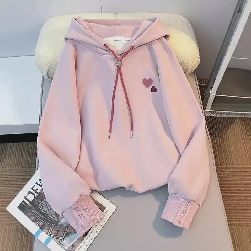 VantaGoods Stijlvolle Koreaanse fluwelen hoodie voor meisjes (lente/herfst 2024) 170