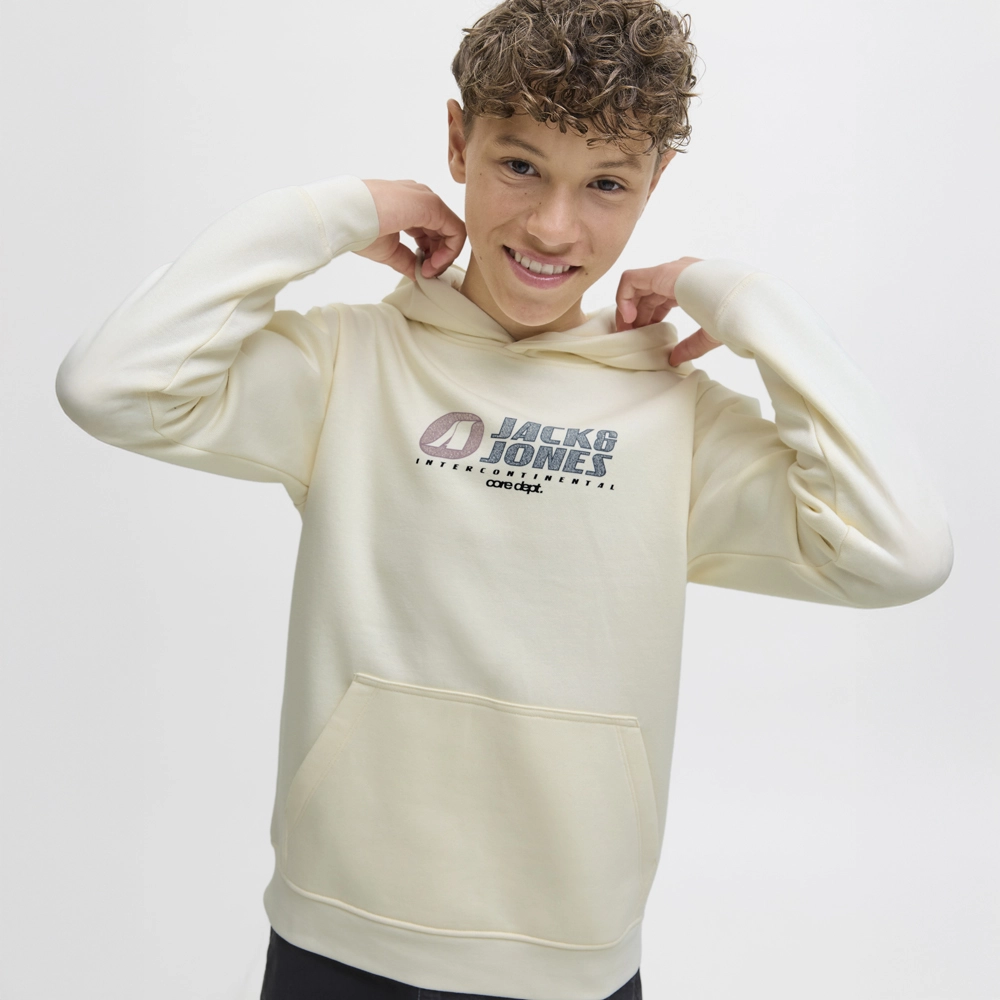Jack & Jones Junior Hoodie JCOTIER FRONT PRINT SWEAT HOOD JNR